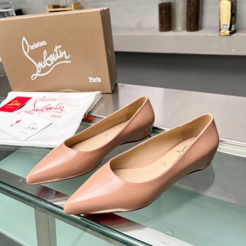 Christian Louboutin Flat Shoes For Women #1217065 $102.00 USD, Wholesale Replica Christian Louboutin Flat Shoes