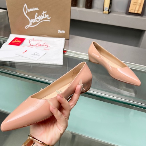 Replica Christian Louboutin Flat Shoes For Women #1217065 $102.00 USD for Wholesale