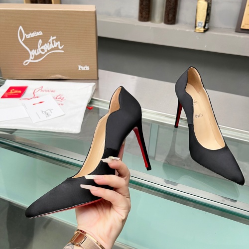 Replica Christian Louboutin High-heeled shoes For Women #1217075 $102.00 USD for Wholesale