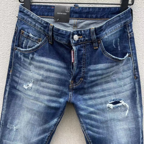 Replica Dsquared Jeans For Men #1217085 $68.00 USD for Wholesale