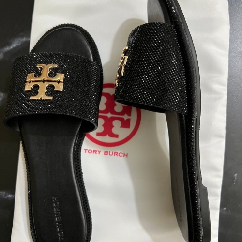 Replica Tory Burch TB Slippers For Women #1217086 $82.00 USD for Wholesale