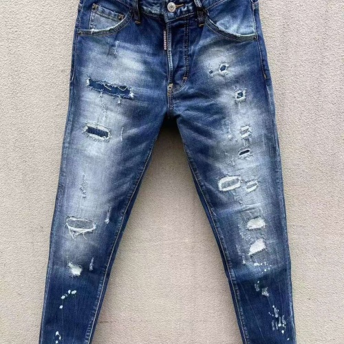 Replica Dsquared Jeans For Men #1217099 $68.00 USD for Wholesale