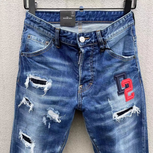 Replica Dsquared Jeans For Men #1217103 $68.00 USD for Wholesale