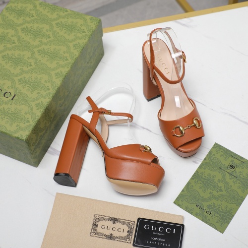 Replica Gucci Sandal For Women #1217129 $108.00 USD for Wholesale