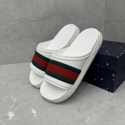 Gucci Slippers For Men #1217134 $64.00 USD, Wholesale Replica Gucci Slippers