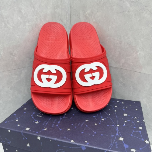 Replica Gucci Slippers For Women #1217141 $64.00 USD for Wholesale