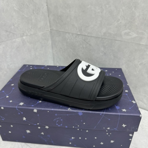 Replica Gucci Slippers For Men #1217143 $64.00 USD for Wholesale