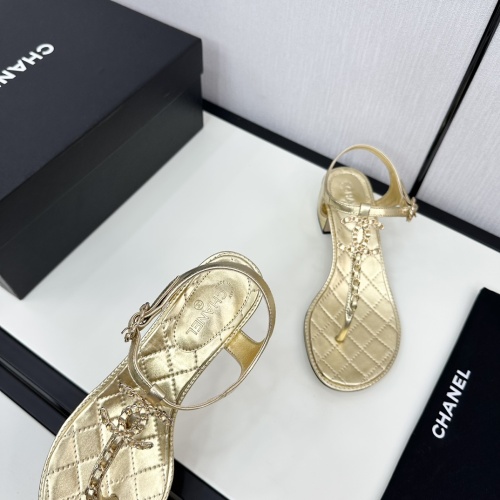 Replica Chanel Sandal For Women #1217153 $98.00 USD for Wholesale