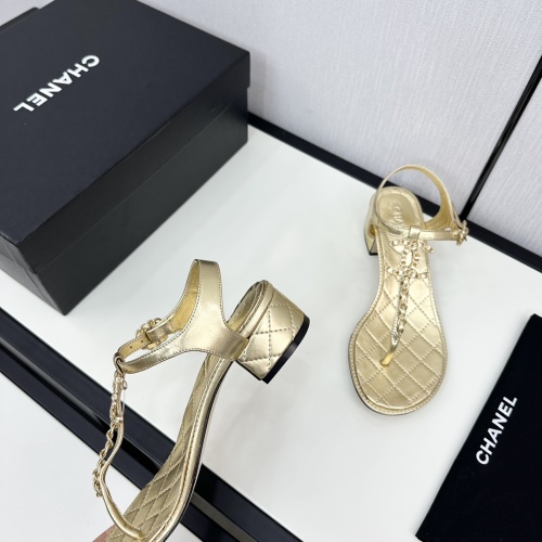 Replica Chanel Sandal For Women #1217153 $98.00 USD for Wholesale