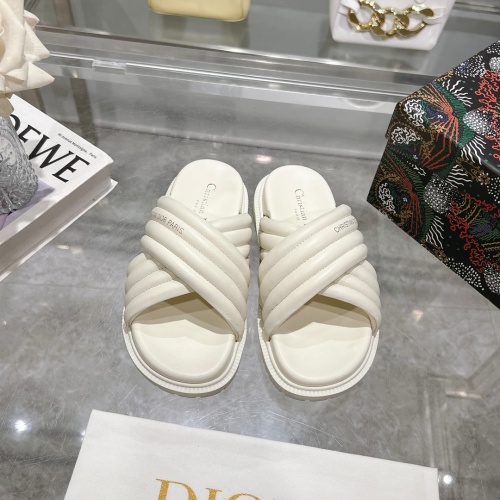 Replica Christian Dior Slippers For Women #1217154 $88.00 USD for Wholesale