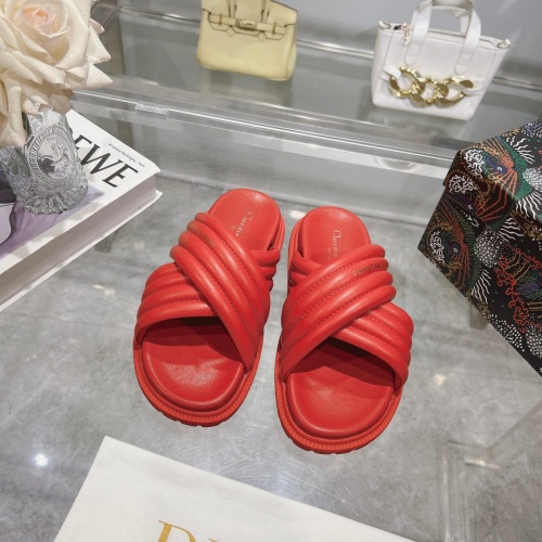 Replica Christian Dior Slippers For Women #1217156 $88.00 USD for Wholesale