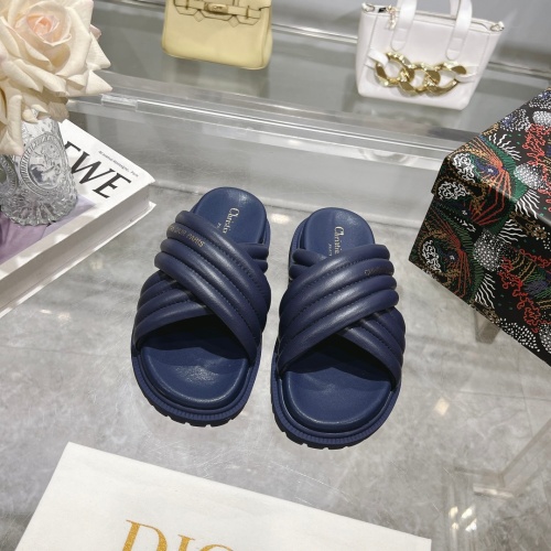 Replica Christian Dior Slippers For Women #1217157 $88.00 USD for Wholesale