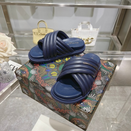 Replica Christian Dior Slippers For Women #1217157 $88.00 USD for Wholesale