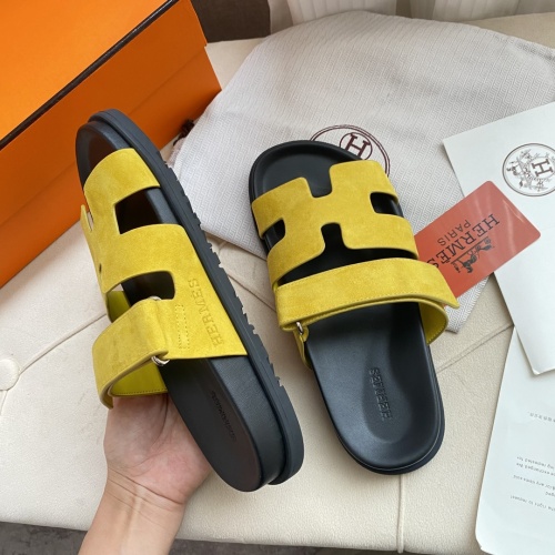 Replica Hermes Slippers For Women #1217169 $76.00 USD for Wholesale