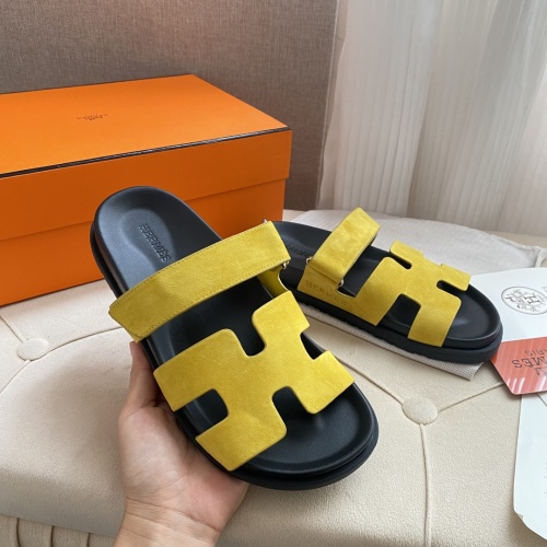 Replica Hermes Slippers For Women #1217169 $76.00 USD for Wholesale