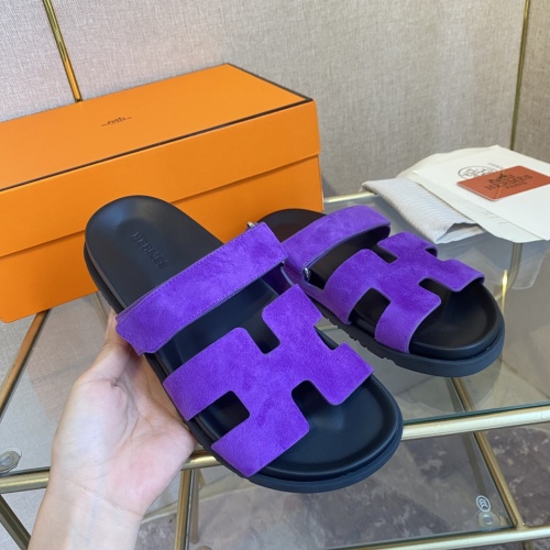 Replica Hermes Slippers For Women #1217173 $76.00 USD for Wholesale