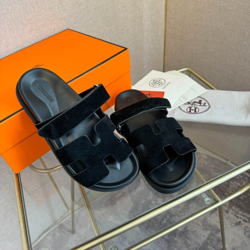 Replica Hermes Slippers For Women #1217177 $76.00 USD for Wholesale