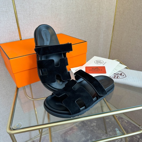 Replica Hermes Slippers For Women #1217177 $76.00 USD for Wholesale