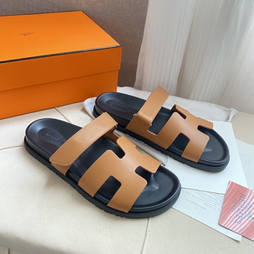 Replica Hermes Slippers For Women #1217179 $76.00 USD for Wholesale