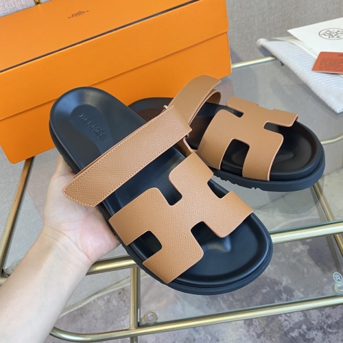 Replica Hermes Slippers For Women #1217181 $76.00 USD for Wholesale