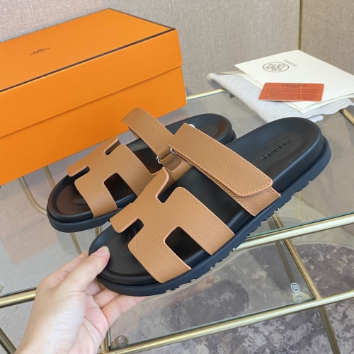 Replica Hermes Slippers For Women #1217181 $76.00 USD for Wholesale