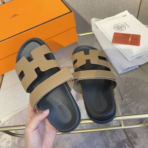 Replica Hermes Slippers For Women #1217184 $76.00 USD for Wholesale