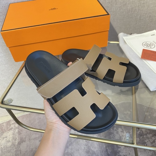 Replica Hermes Slippers For Women #1217184 $76.00 USD for Wholesale