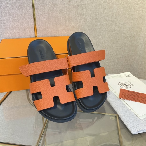 Replica Hermes Slippers For Women #1217186 $76.00 USD for Wholesale