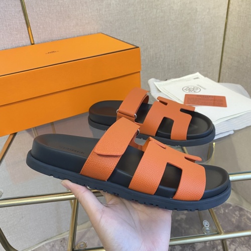 Replica Hermes Slippers For Women #1217186 $76.00 USD for Wholesale