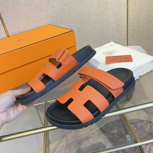 Replica Hermes Slippers For Women #1217186 $76.00 USD for Wholesale