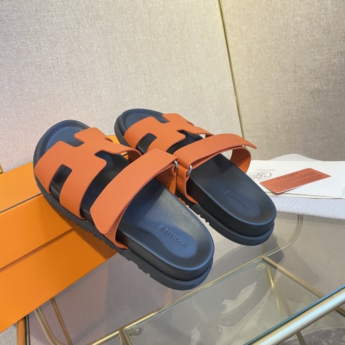 Replica Hermes Slippers For Women #1217186 $76.00 USD for Wholesale