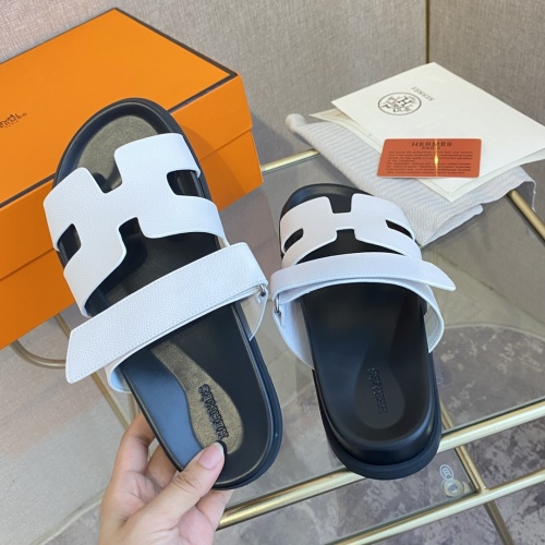 Replica Hermes Slippers For Women #1217194 $76.00 USD for Wholesale