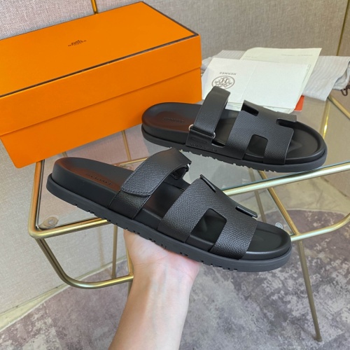 Replica Hermes Slippers For Women #1217196 $76.00 USD for Wholesale