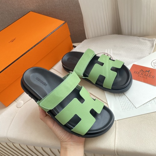 Replica Hermes Slippers For Women #1217212 $76.00 USD for Wholesale