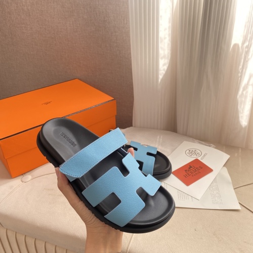 Replica Hermes Slippers For Women #1217214 $76.00 USD for Wholesale