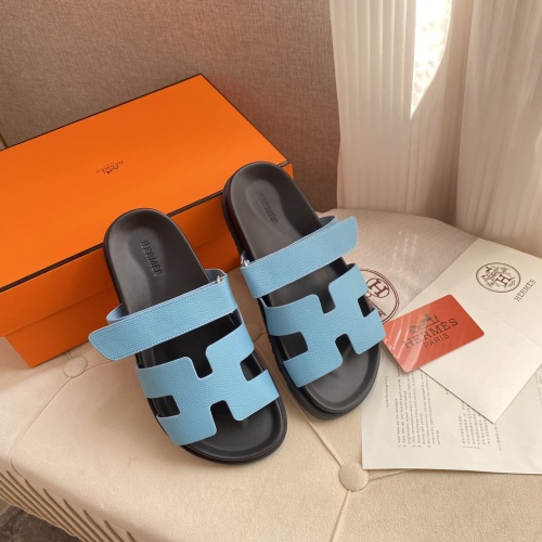 Replica Hermes Slippers For Women #1217214 $76.00 USD for Wholesale