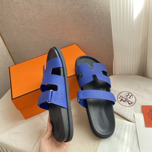 Replica Hermes Slippers For Women #1217216 $76.00 USD for Wholesale