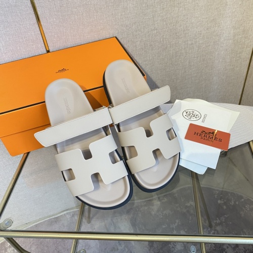 Replica Hermes Slippers For Women #1217218 $82.00 USD for Wholesale