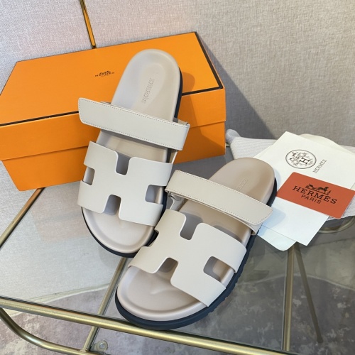 Replica Hermes Slippers For Women #1217218 $82.00 USD for Wholesale