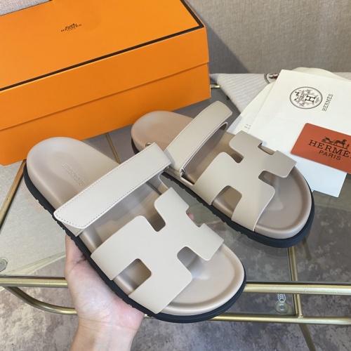 Replica Hermes Slippers For Women #1217218 $82.00 USD for Wholesale