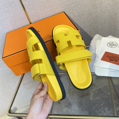 Replica Hermes Slippers For Women #1217222 $82.00 USD for Wholesale