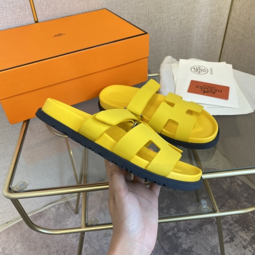 Replica Hermes Slippers For Women #1217222 $82.00 USD for Wholesale