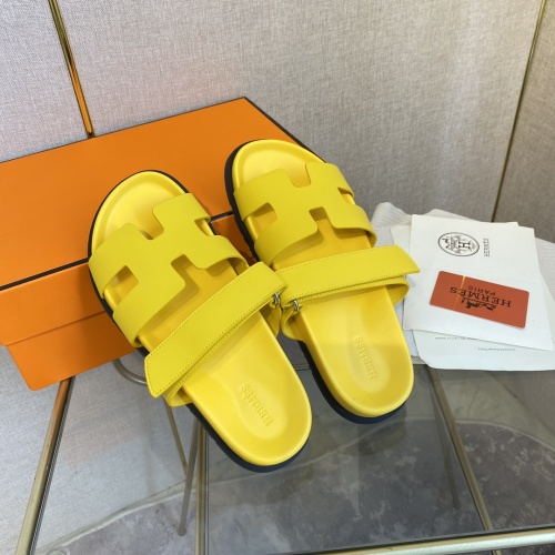 Replica Hermes Slippers For Men #1217223 $82.00 USD for Wholesale