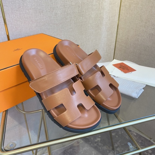 Replica Hermes Slippers For Women #1217224 $82.00 USD for Wholesale