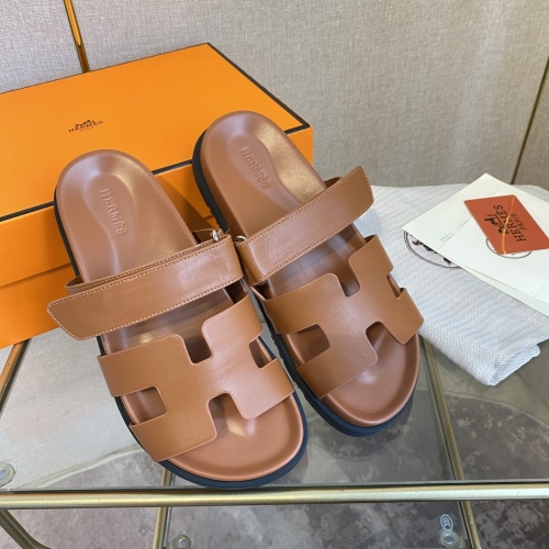 Replica Hermes Slippers For Women #1217224 $82.00 USD for Wholesale