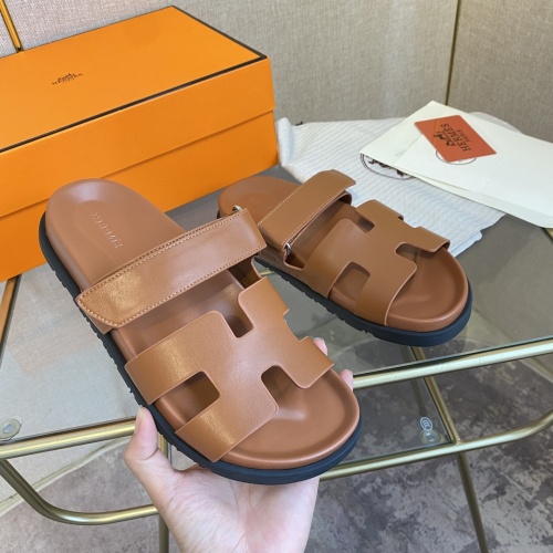 Replica Hermes Slippers For Women #1217224 $82.00 USD for Wholesale