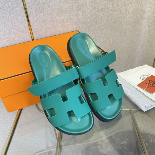 Replica Hermes Slippers For Men #1217226 $82.00 USD for Wholesale