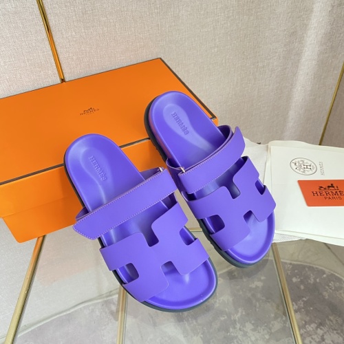 Replica Hermes Slippers For Women #1217229 $82.00 USD for Wholesale