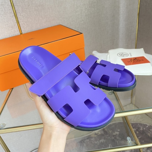 Replica Hermes Slippers For Women #1217229 $82.00 USD for Wholesale