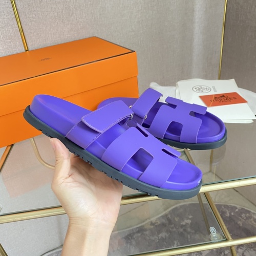 Replica Hermes Slippers For Women #1217229 $82.00 USD for Wholesale